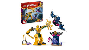 LEGO NINJAGO 71804 Arins Battle Mech, Ninja-Spielzeug mit Actionfiguren