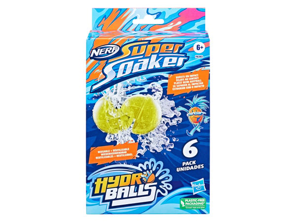 Bild 1 von Nerf Super Soaker Hydro Balls, 6er-Pack, wiederverwendbar