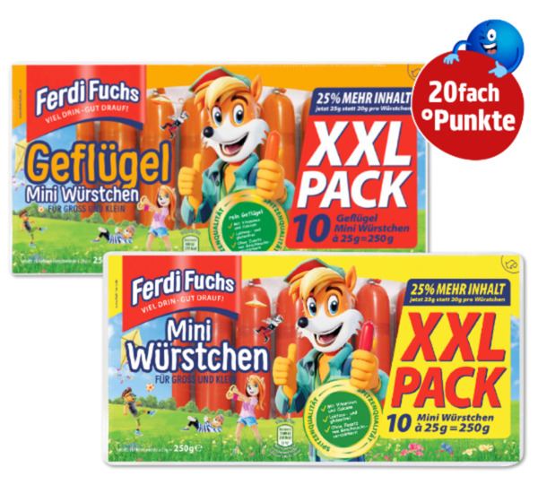 Bild 1 von 20fach °Punkte beim Kauf von Ferdi Fuchs Mini Würstchen*