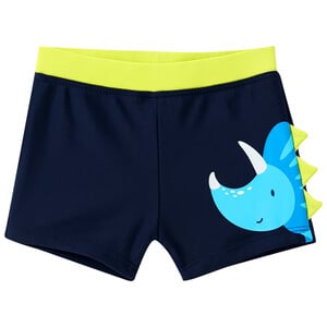 Baby Badehose mit Dino-Print DUNKELBLAU / NEONGRÜN / HELLBLAU