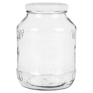 Einmachglas 1700 ml mit weißem Deckel