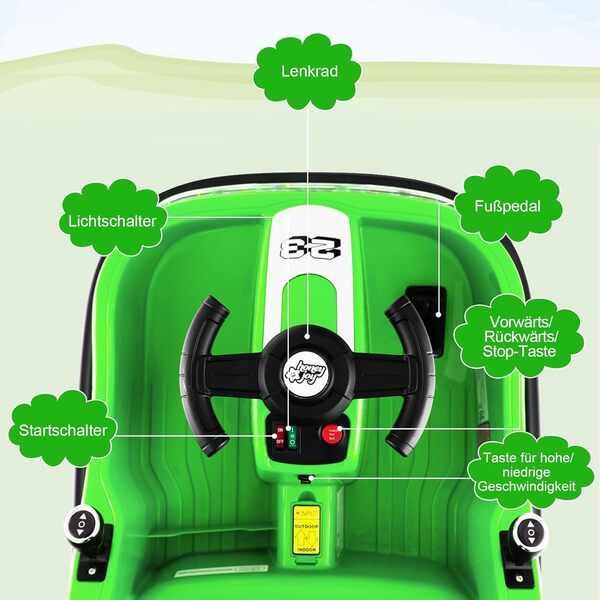 Bild 4 von 12V Aufsitz Kinder Autoscooter