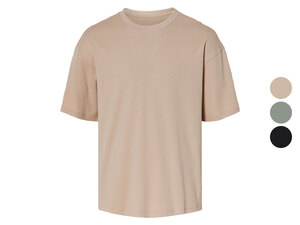 LIVERGY® Herren T-Shirts, oversized, aus reiner Baumwolle
