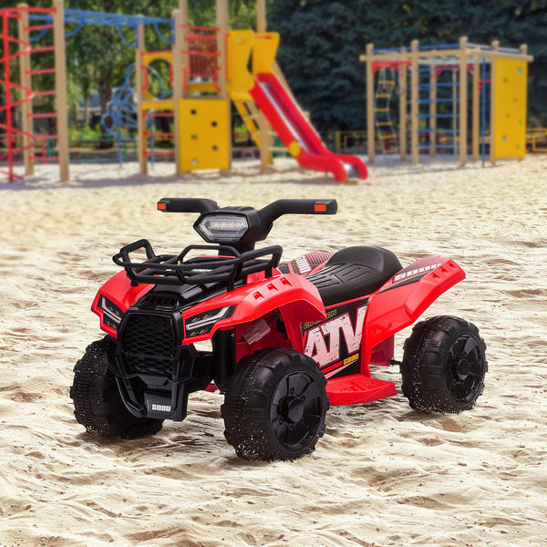 Bild 2 von HOMCOM Mini Elektro-Quad Kinder Elektro ATV Kinderwagen Kinderauto Rot