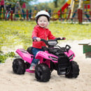 Bild 2 von HOMCOM Mini Elektro-Quad Kinder Elektro ATV Kinderwagen Kinderauto Rosa