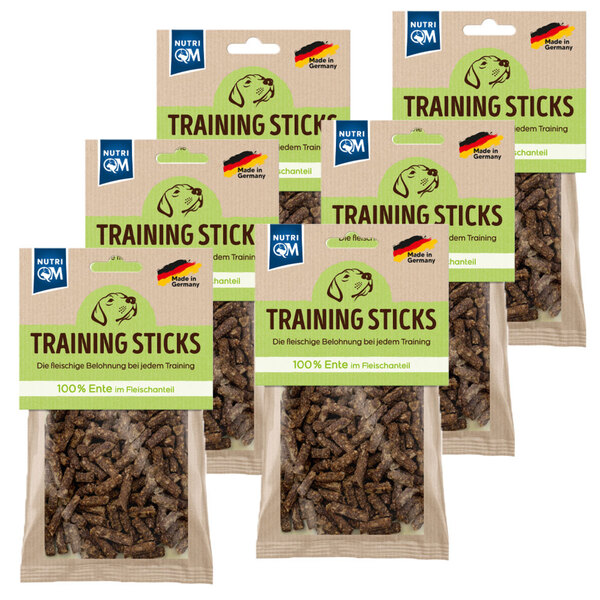 Bild 1 von NutriQM Training Sticks Ente 100g - 6er Set