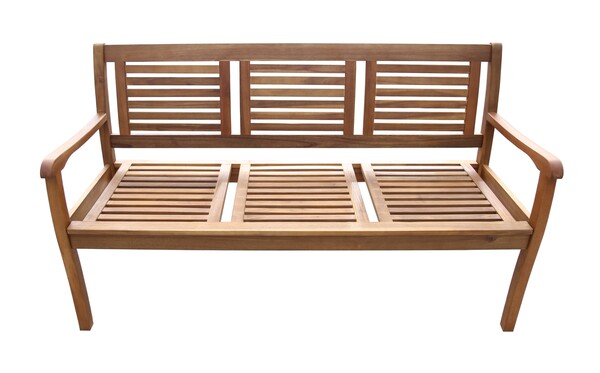 Bild 2 von 3-Sitzer Gartenbank Akazienholz 153 x 90 x 57 cm