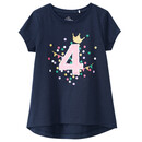 Bild 1 von Mädchen T-Shirt mit Geburtstagszahl DUNKELBLAU
