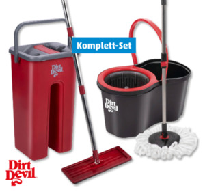 DIRT DEVIL Flachwischer-Komplett-Set oder Wischmopp-Komplett-Set*