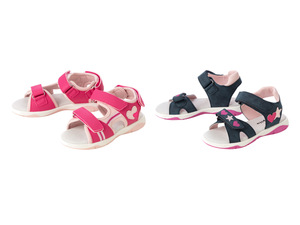lupilu® Kleinkinder Mädchen Sandalen mit Lederdecksohle