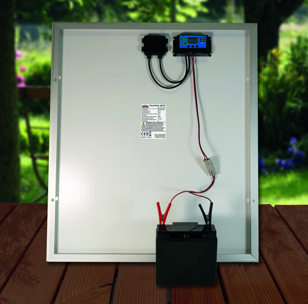 Bild 2 von 100 Watt Solarpanel mit Controller