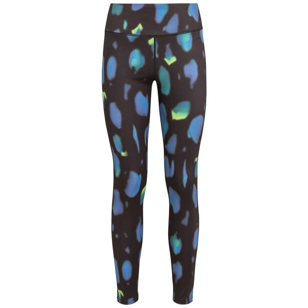 Bild 1 von Damen Sport-Leggings mit Muster SCHWARZ / BLAU / TÜRKIS