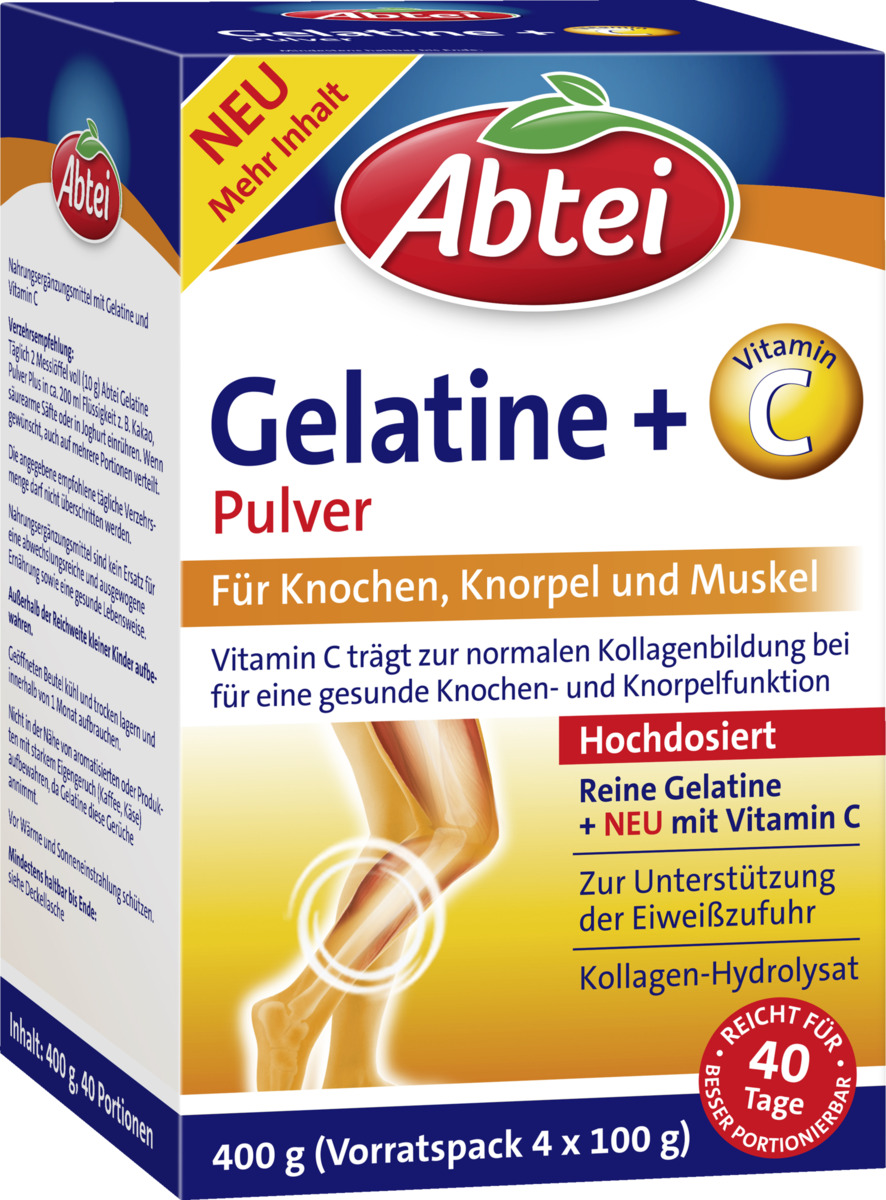 Bild 1 von Abtei Gelatine Plus Pulver, 400 g