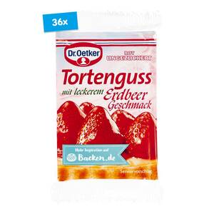 Dr. Oetker Tortenguss Erdbeer 3 x 250 ml / 750 ml