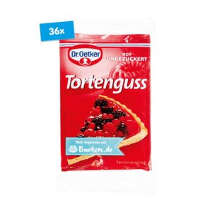 Dr. Oetker Tortenguss Rot für 3 x 250 ml / 750 ml