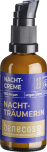 benecos Nachtcreme BIO-Argan NACHTTRÄUMER:IN, 50 ml