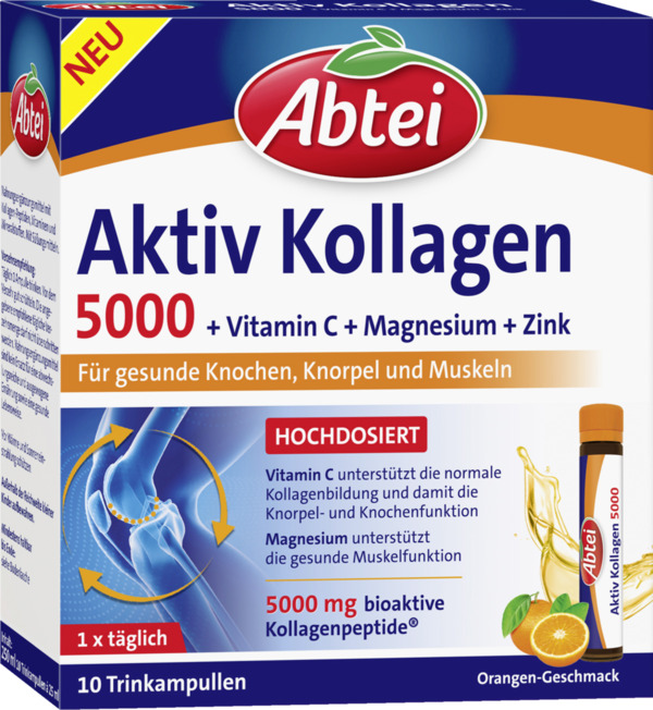 Bild 1 von Abtei Aktiv Kollagen 5.000 Trinkampullen