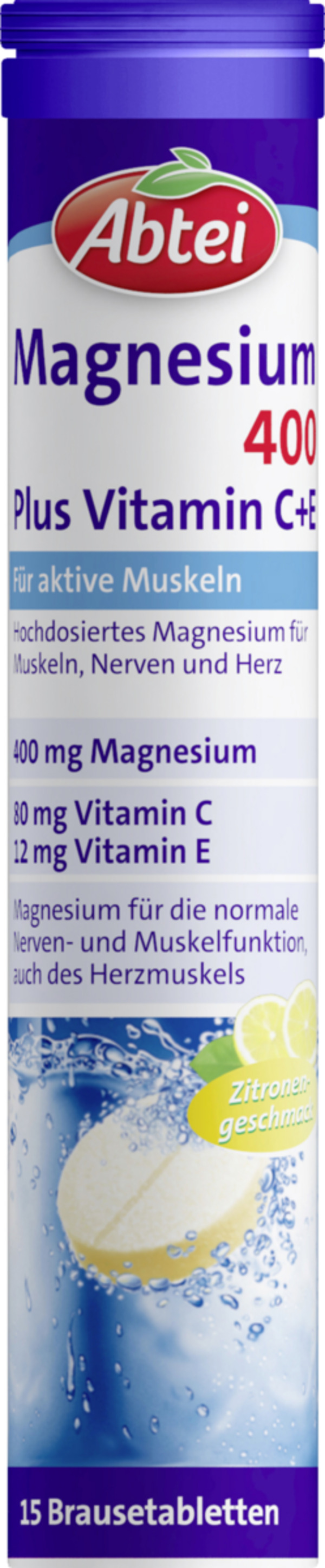 Bild 1 von Abtei Magnesium 400 Plus Brausetabletten, 81 g