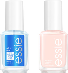 essie Nagellack Nr. 6 ballet slippers &  all-in-one top/base coat Set, 27 ml