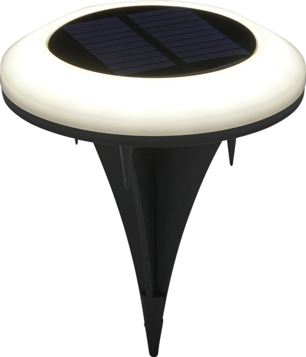 Bild 2 von IDEENWELT Solar-Gartenleuchten, 2er-Set