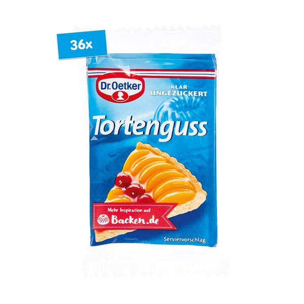 Bild 1 von Dr. Oetker Tortenguss klar für 3 x 250 ml / 750 ml