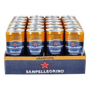 Sanpellegrino Aranciata 0,33 Liter, 24er Pack