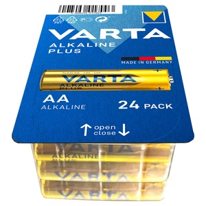 VARTA Alkaline-Batterien AA oder AAA, 24er-Packung