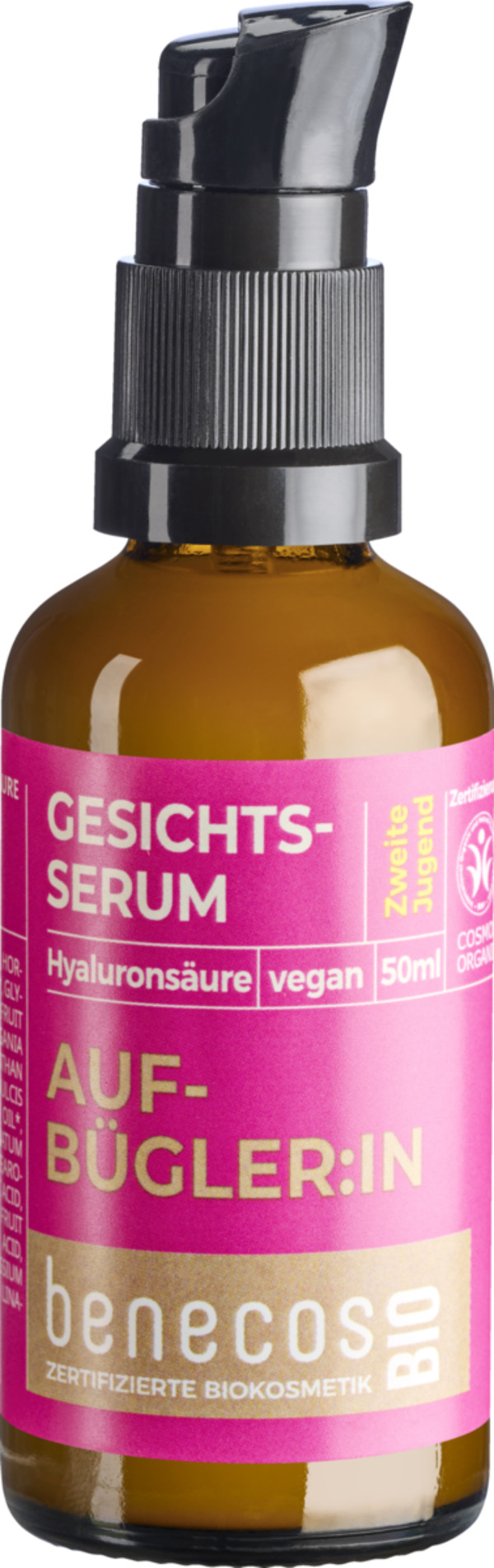 Bild 1 von benecos Gesichtsserum Hyaluronsäure AUFBÜGLER:IN, 50 ml