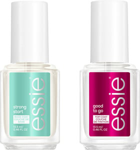 essie Nagellack Set strong start base coat, good to go top coat, 27 ml