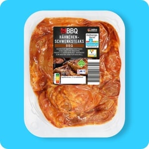 BBQ Hähnchen-Schwenksteaks, versch. Sorten