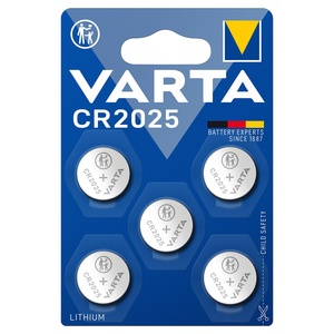 VARTA Lithium-Knopfzellen 3 V, 5er-Packung