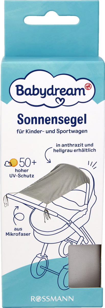 Bild 1 von Babydream Sonnensegel hellgrau