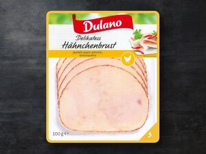 Dulano Delikatess Hähnchen-/Truthahnbrust, 
         100 g