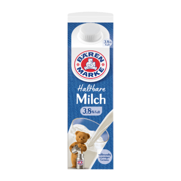 Bild 1 von BÄRENMARKE Haltbare Milch 3,8 % Fett 1L