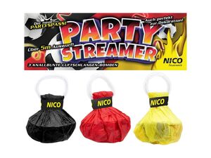 NICO 3 Partystreamer, 
         3 Stück