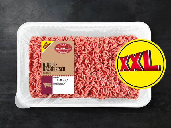 Bild 1 von Metzgerfrisch Rinder-Hackfleisch, 
         1 kg