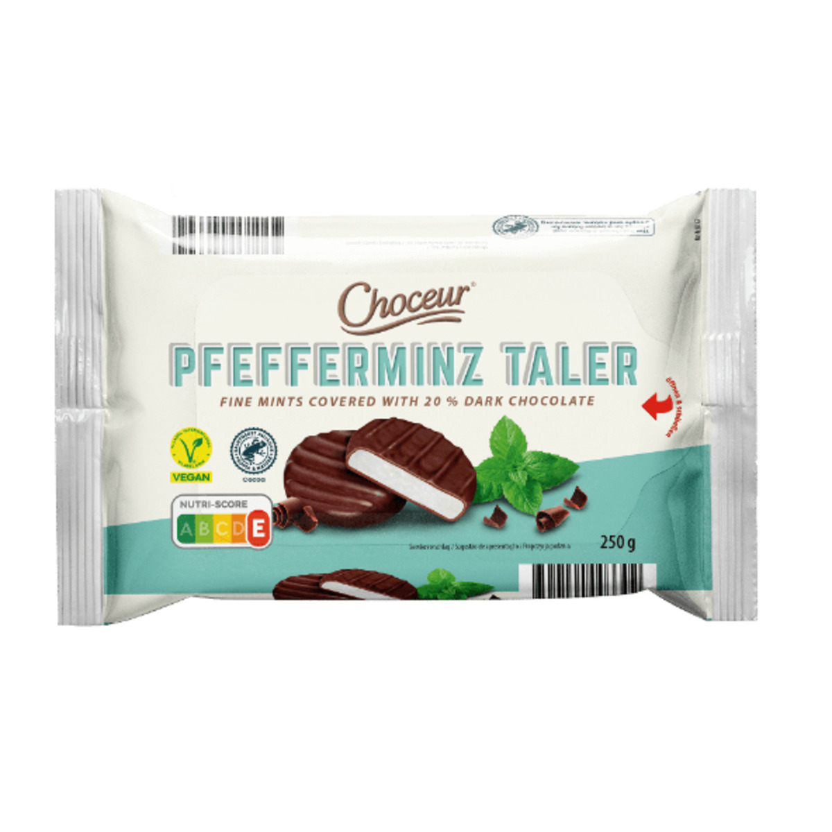 Bild 1 von CHOCEUR Pfefferminz-Taler 250g