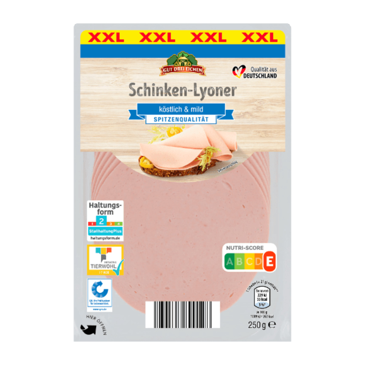 Bild 1 von GUT DREI EICHEN Schinken-Lyoner XXL 250g