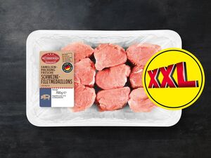 Metzgerfrisch Frische Schweine-Filetmedaillons XXL, 
         700 g