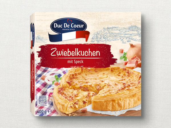 Bild 1 von Duc de Coeur Zwiebelkuchen/Lauch-Tarte/Quiche Lorraine, 
         400 g