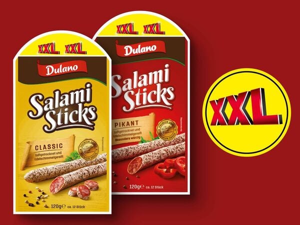 Bild 1 von Dulano Salami Sticks XXL, 
         120 g