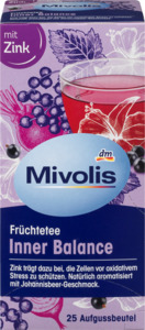 Mivolis Früchtetee "Inner Balance" mit Zink (25 Beutel)