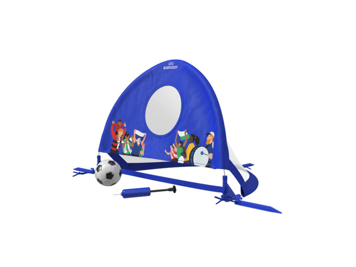 Bild 2 von Fußballtor Pop-Up inkl. Ball u. Pumpe UEFA 2024 neutral