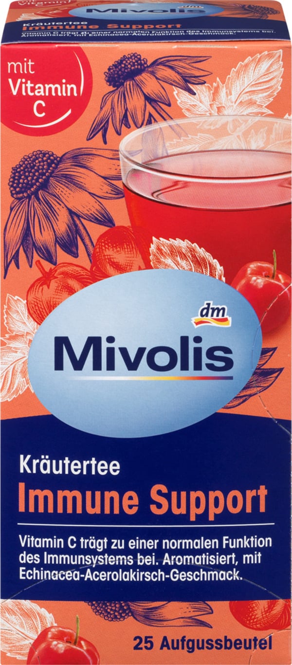 Bild 1 von Mivolis Kräutertee "Immune Support" mit Vitamin C (25 Beutel)