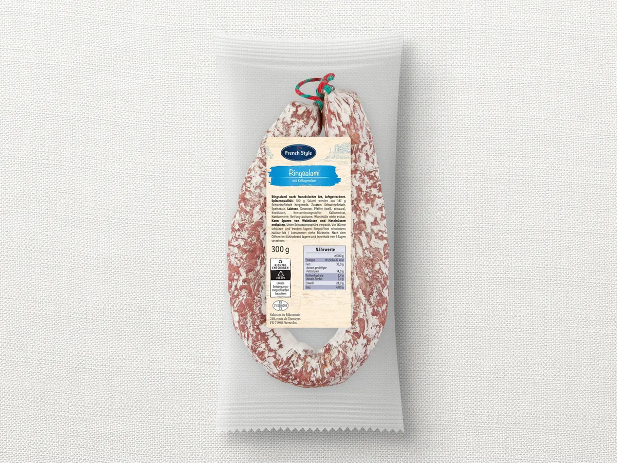 Bild 1 von French Style Ringsalami, 
         300 g