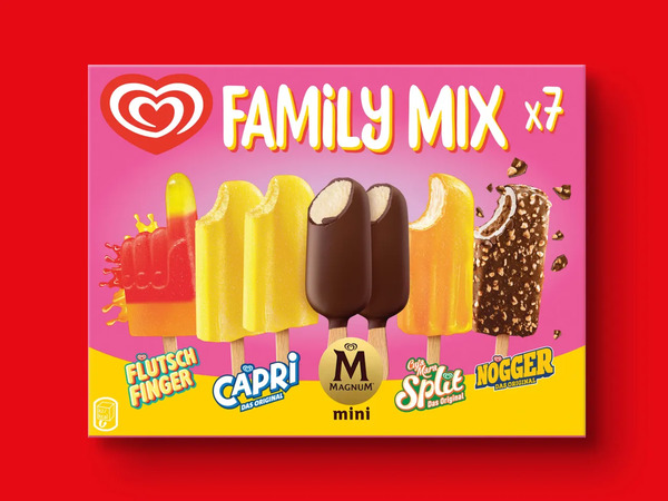 Bild 1 von Langnese Family/Kids Mix, 
         462/398 ml