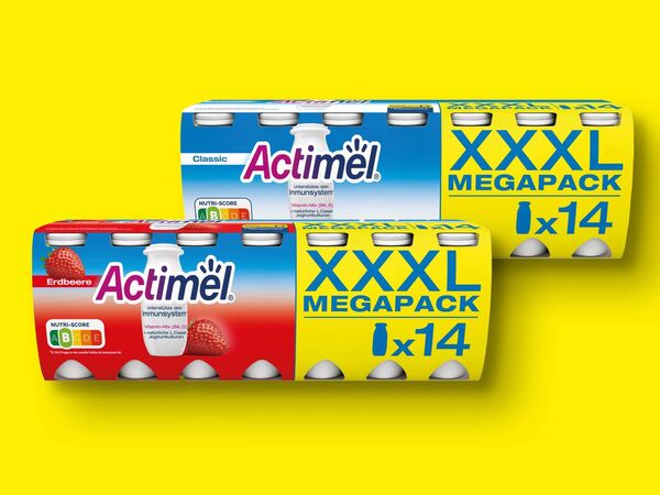 Bild 1 von Danone Actimel Drink XXXL Megapack, 
         14x 100 g