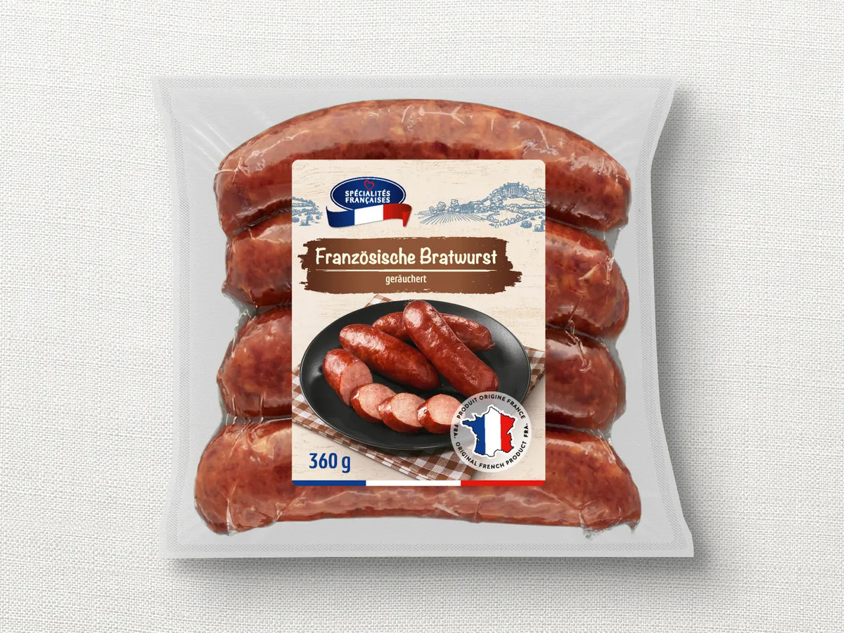 Bild 1 von Spécialités françaises Französische Bratwurst, 
         360 g