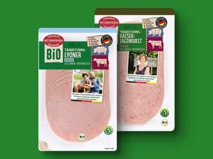 Metzgerfrisch Bio Wurstaufschnitt, 
         125 g