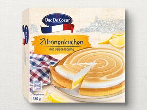 Duc de Coeur Zitronenkuchen mit Baiser-Topping, 
         480 g